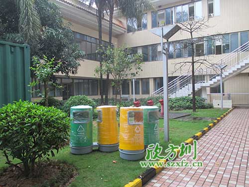 韶關物業分類玻璃鋼垃圾桶，提升社區好環境。